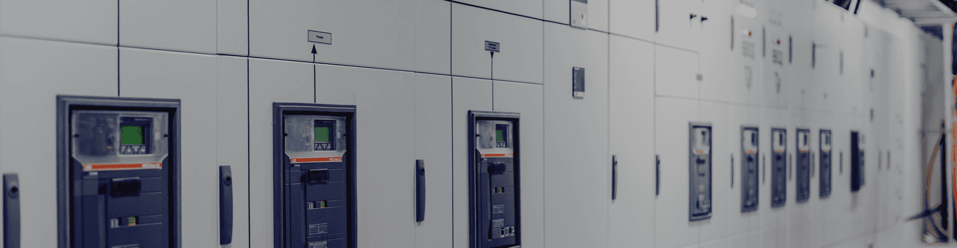 Industrial control panel switchboards and electrical engineering hardware