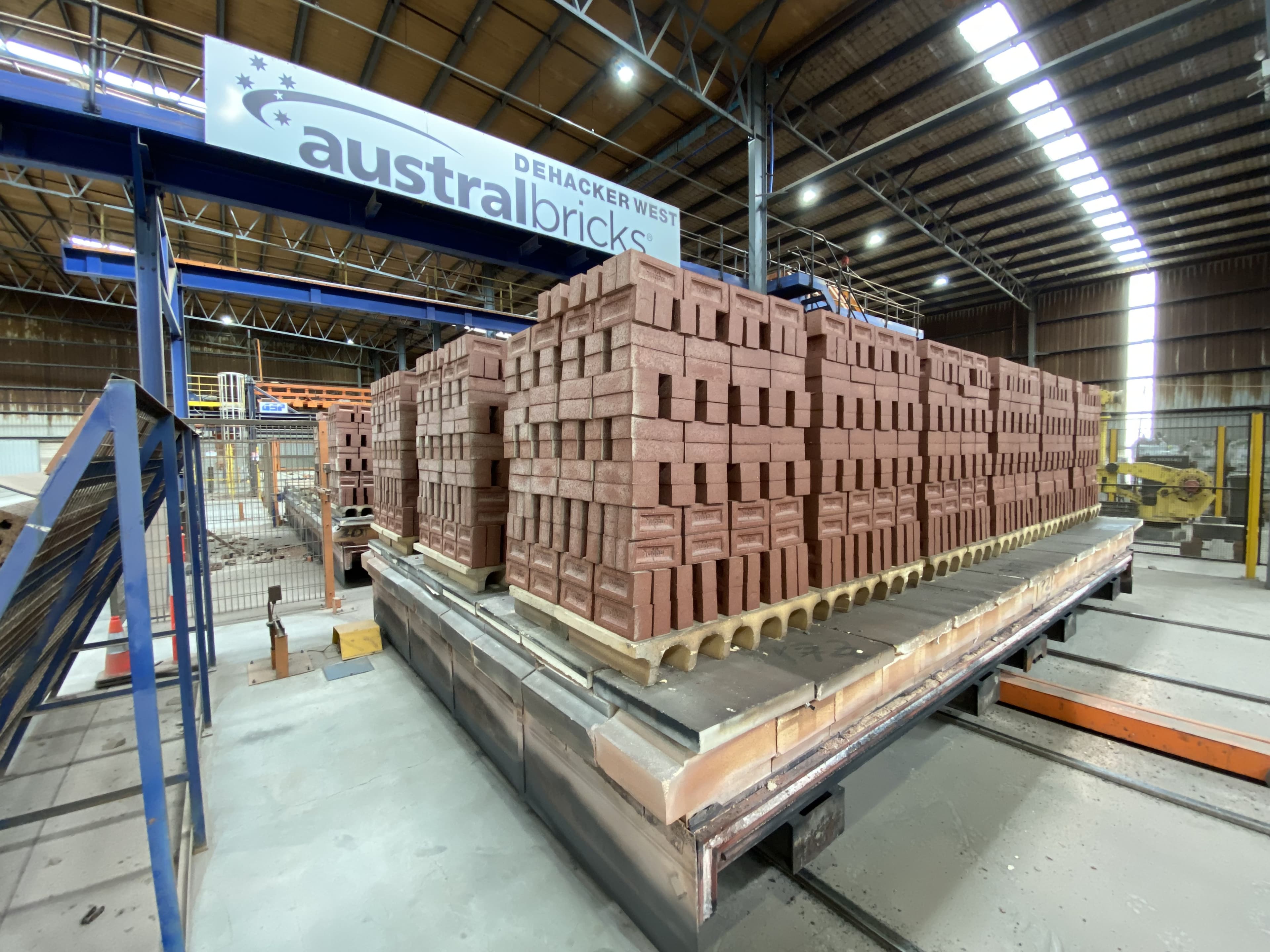 JC Smale Brick Texturing Machine Automation automation project for Building Products