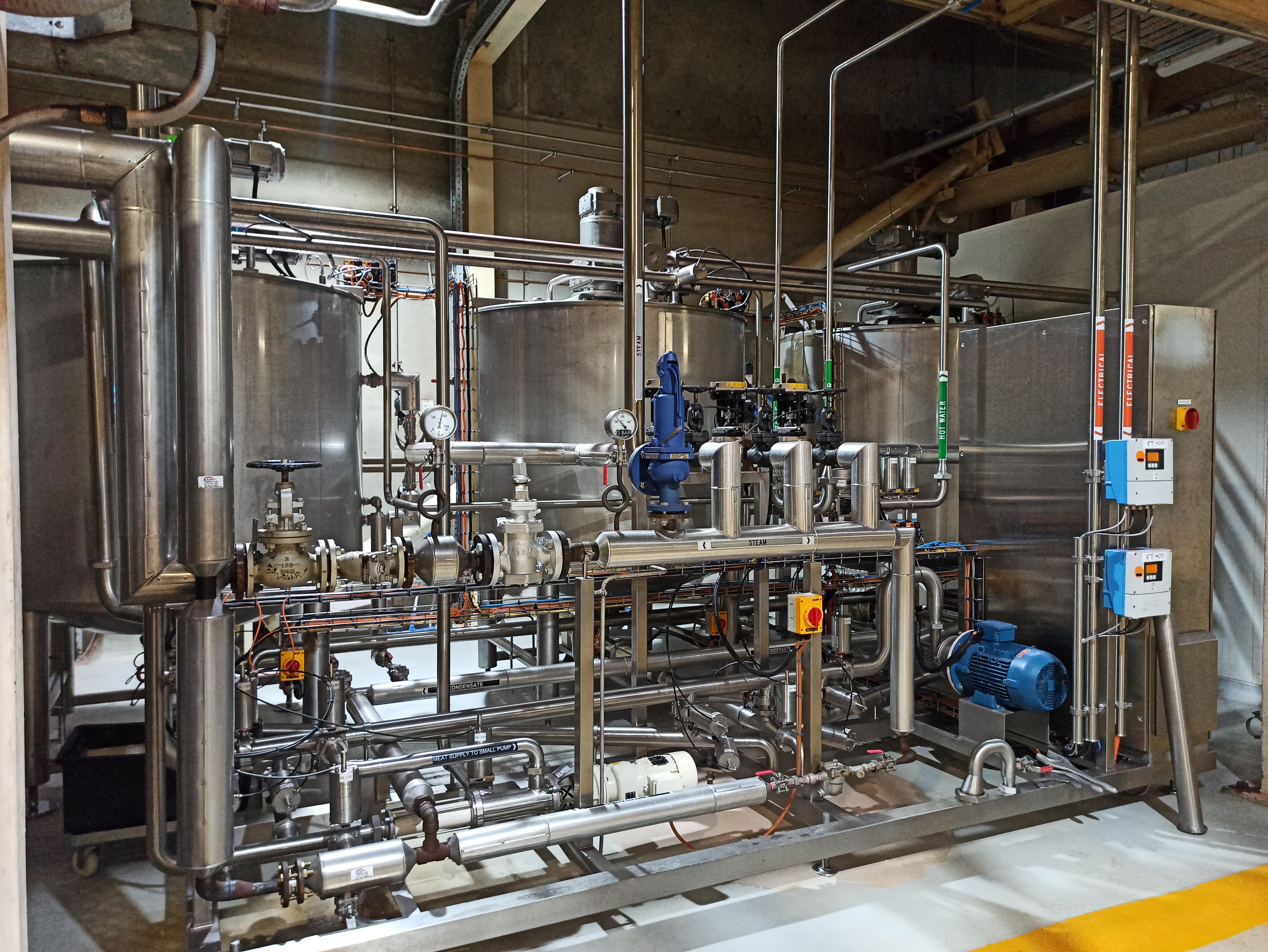 Real Pet Food Company Raw Materials Handling Automation automation project for Pet Food